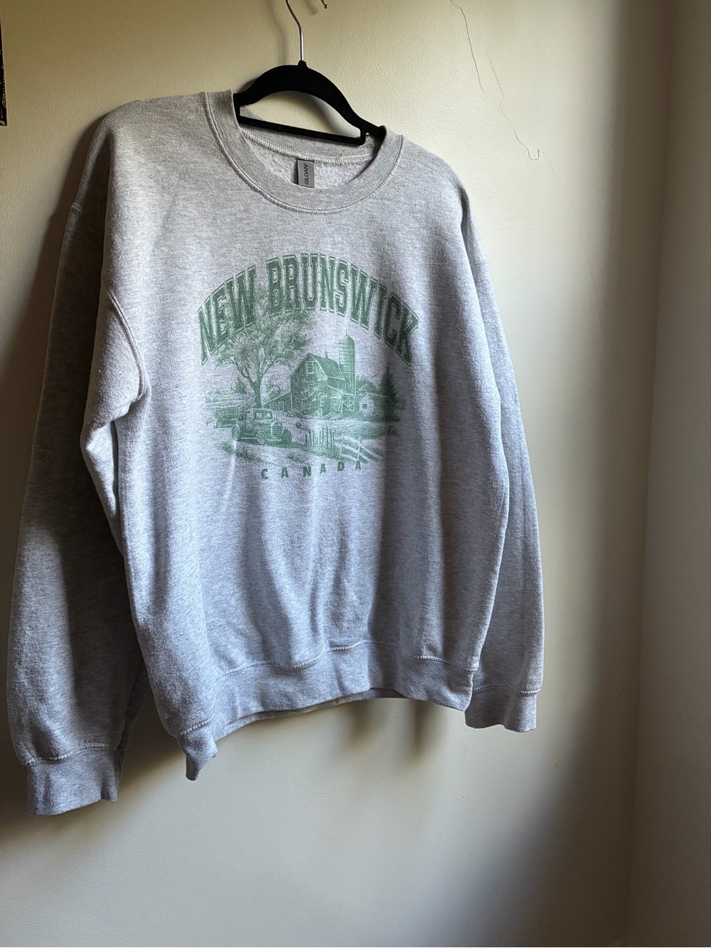 New Brunswick heather grey sweatshirt
